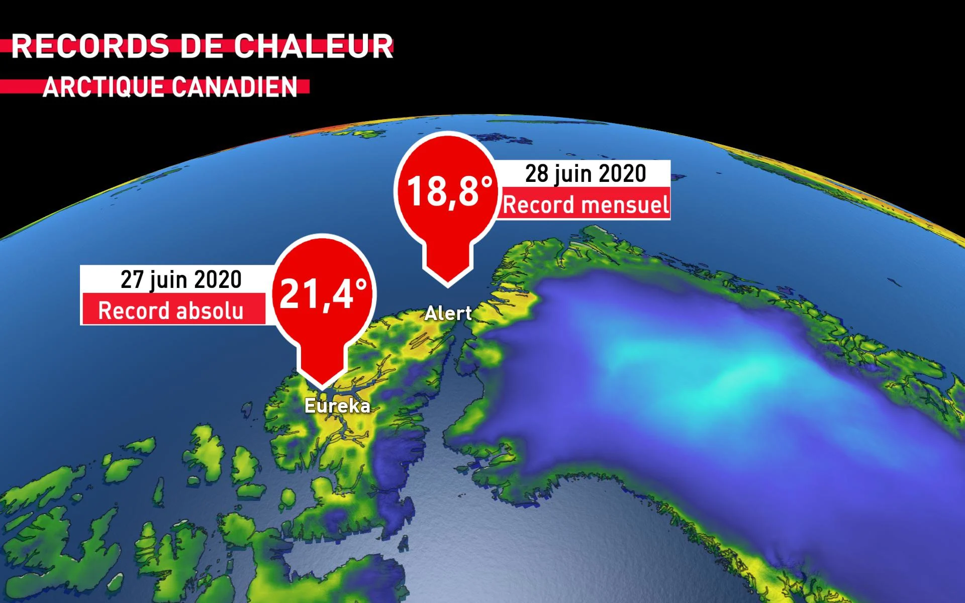 records chaleur juin arctique