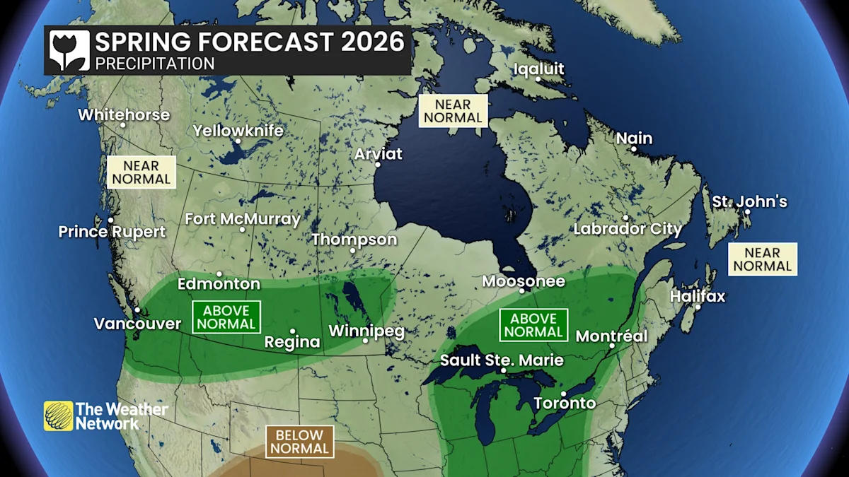 Canada's 2026 Spring Forecast - The Weather Network