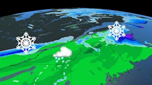 Quantités revues à la hausse : jusqu'à 15 cm de neige au Québec d'ici samedi. Détails ici.