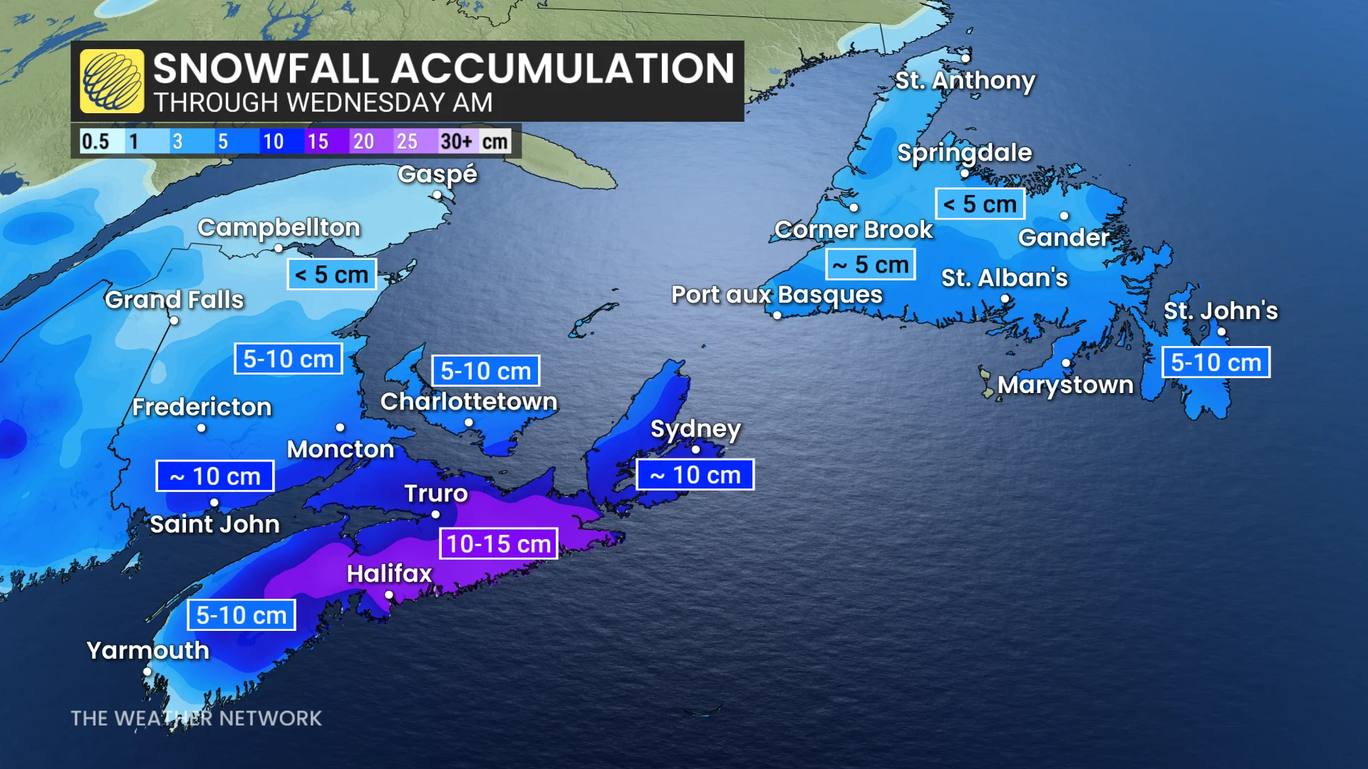 10+ cm of spring snow prompts school closures for parts of Atlantic ...