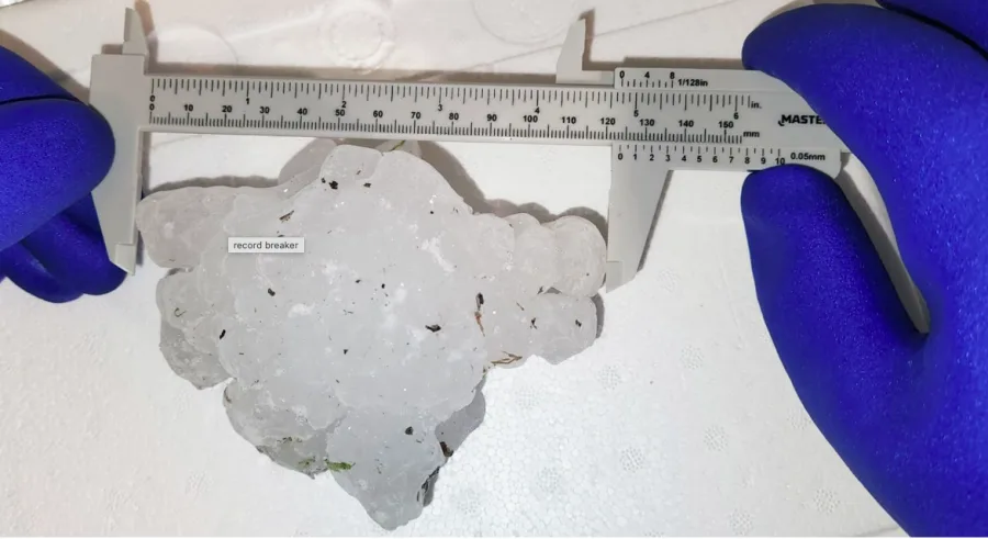 Canada's largest recorded hailstone fell in Alberta