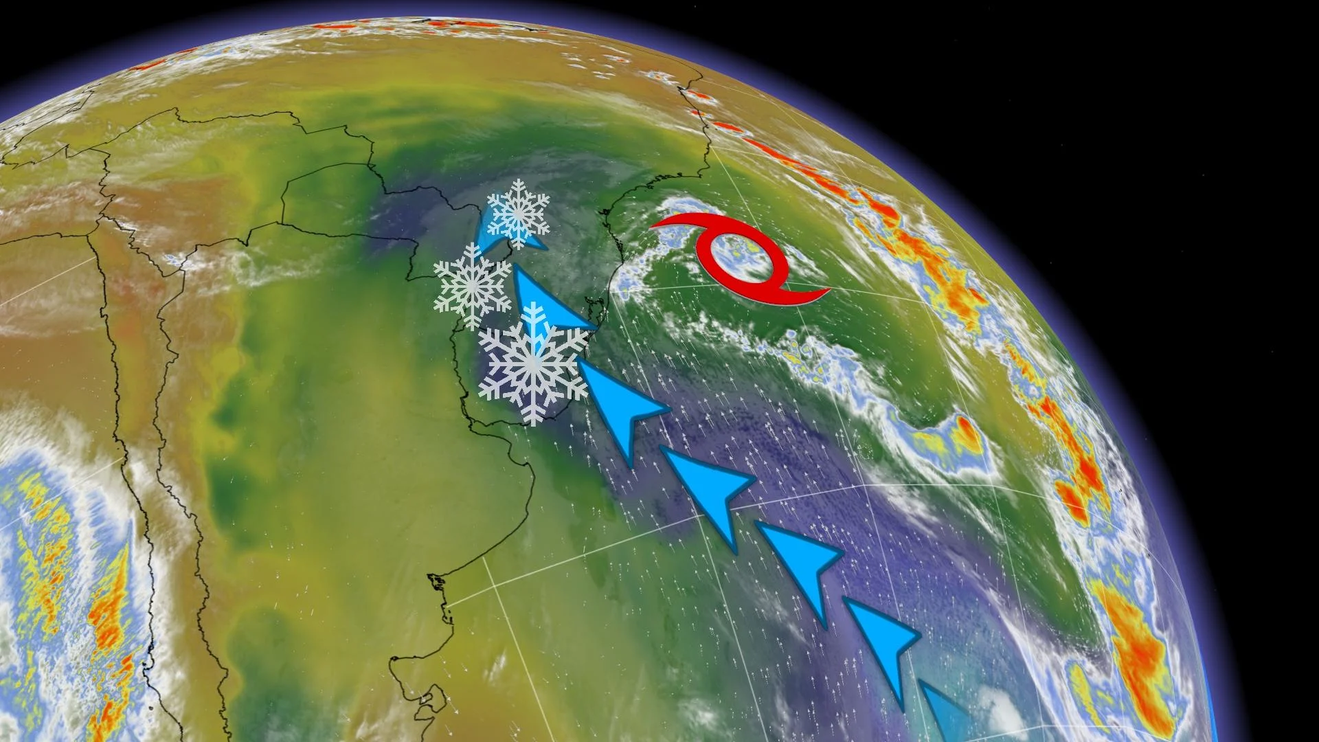 Un rare cyclone a eu des impacts exceptionnels