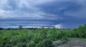 Beware a risk for funnel clouds on Friday