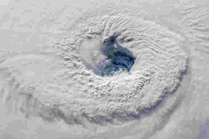(ESA/NASA) Hurricane Florence eye