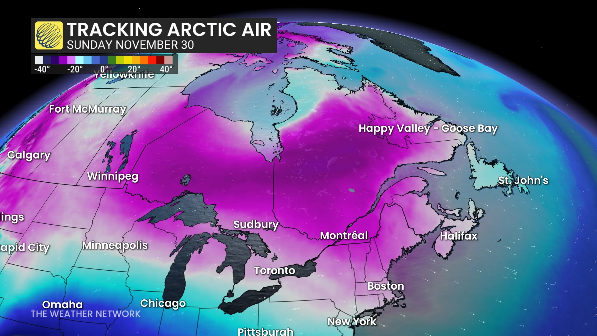 Canada’s first countrywide Arctic air outbreak on the way - The Weather ...