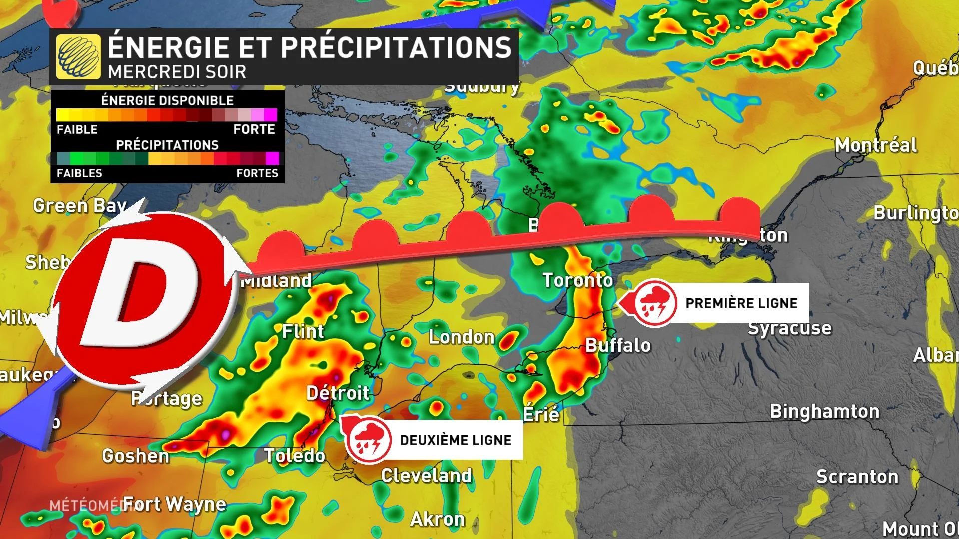 L’Ontario sous surveillance les orages pourraient être très violents