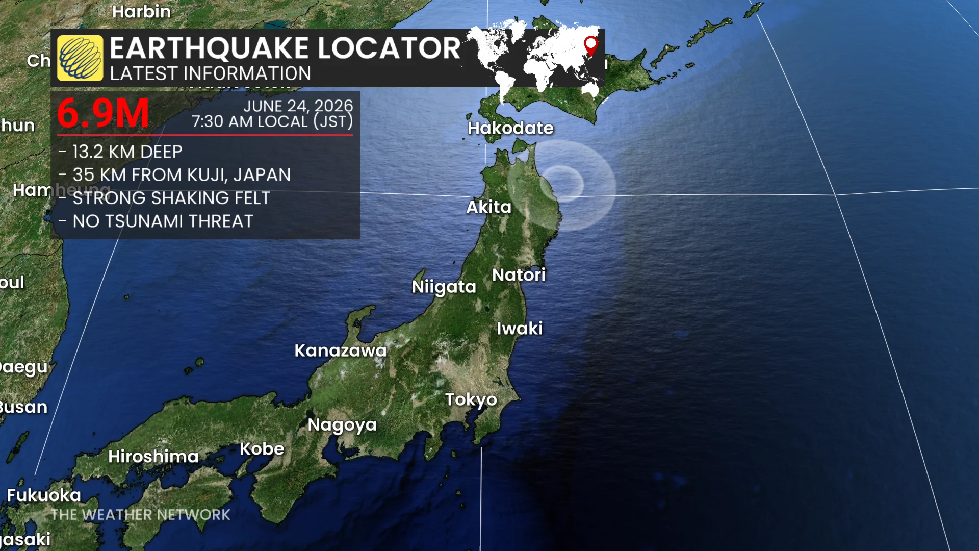 Japan earthquake June 24