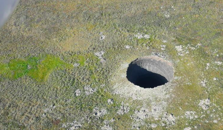 Giant sinkholes are mysteriously appearing in Siberia, study explores why